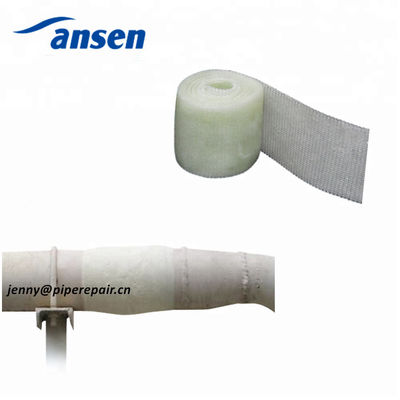 Industrial Repair Bandage Armored Cast Wrap Fiber Tape Pressure Resistant Pipe Repair Tape Wrap
