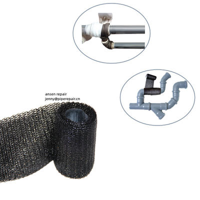 Resin-soaked fiberglass wraps Pipe Leak Repair Bandage