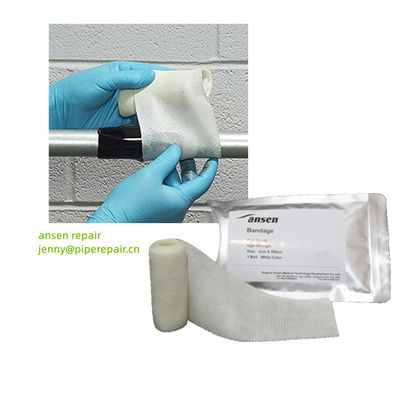 Industrial Repair Bandage Armored Cast Wrap Fiber Tape Pressure Resistant Pipe Repair Tape Wrap