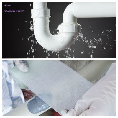A Water-Activated Polyurethane Resin Woven Fiberglass Pipe Repair Bandage