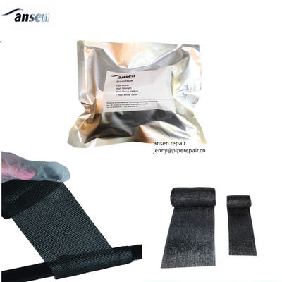 Black Pipe Wrap repair Tape Fiberglass Repair Tape Kit