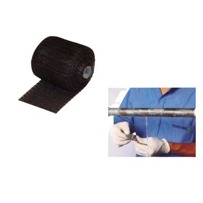 Fast-acting Anti Corrosion Urethane Resin Impregnated Pipe Wrap Repair Bandage with Epoxy Putty for Sealing Holes in Pipeline