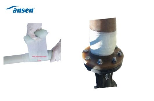 Fast-acting Anti Corrosion Urethane Resin Impregnated Pipe Wrap Repair Bandage with Epoxy Putty for Sealing Holes in Pipeline