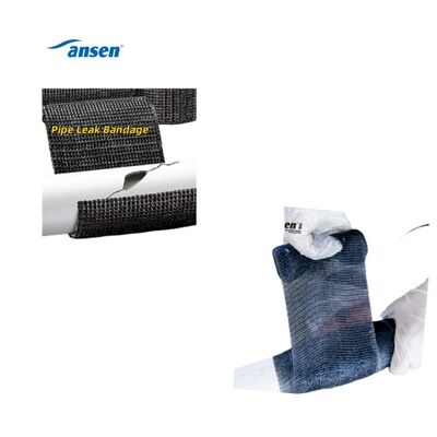 Water-activated Fiberglass Wrap Tape Impregnated with Resin Quickly Hardens to Repair Leaks and Damage in Pipes