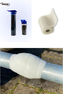 Easy to Apply Fiberglass Pipe Leak Repair Bandage Urethane Resin Impregnated Wrap Tape for Emergency Plumbing