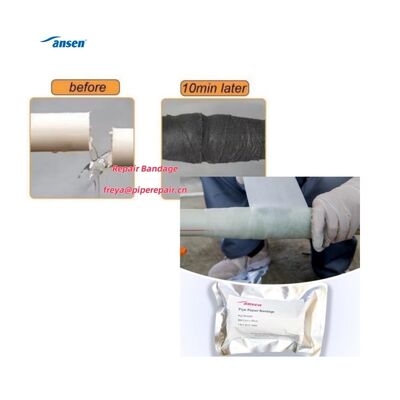 Fast-acting Anti Corrosion Urethane Resin Impregnated Pipe Wrap Repair Bandage with Epoxy Putty for Sealing Holes in Pipeline