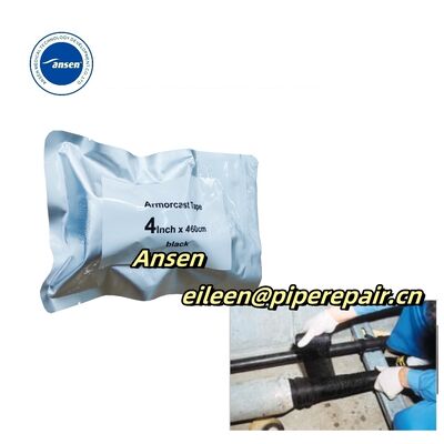 Quality Hot Supplier Black Armorcast 4560 100mm 3m Waterproof Fiberglass Wrap Armor Cast Tape Bandage