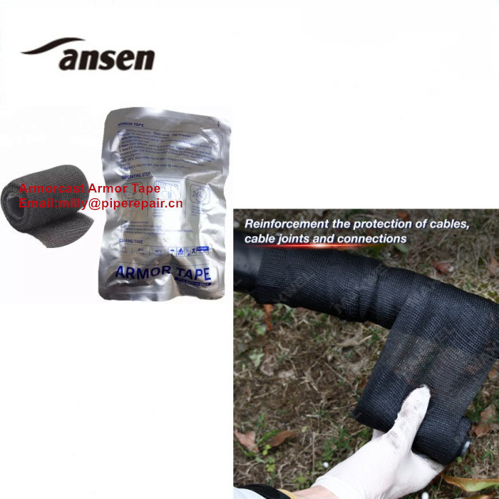 Fireproof Armor Tape Armor-Wrap Armor Cast Bandage for Cable Repair Protection